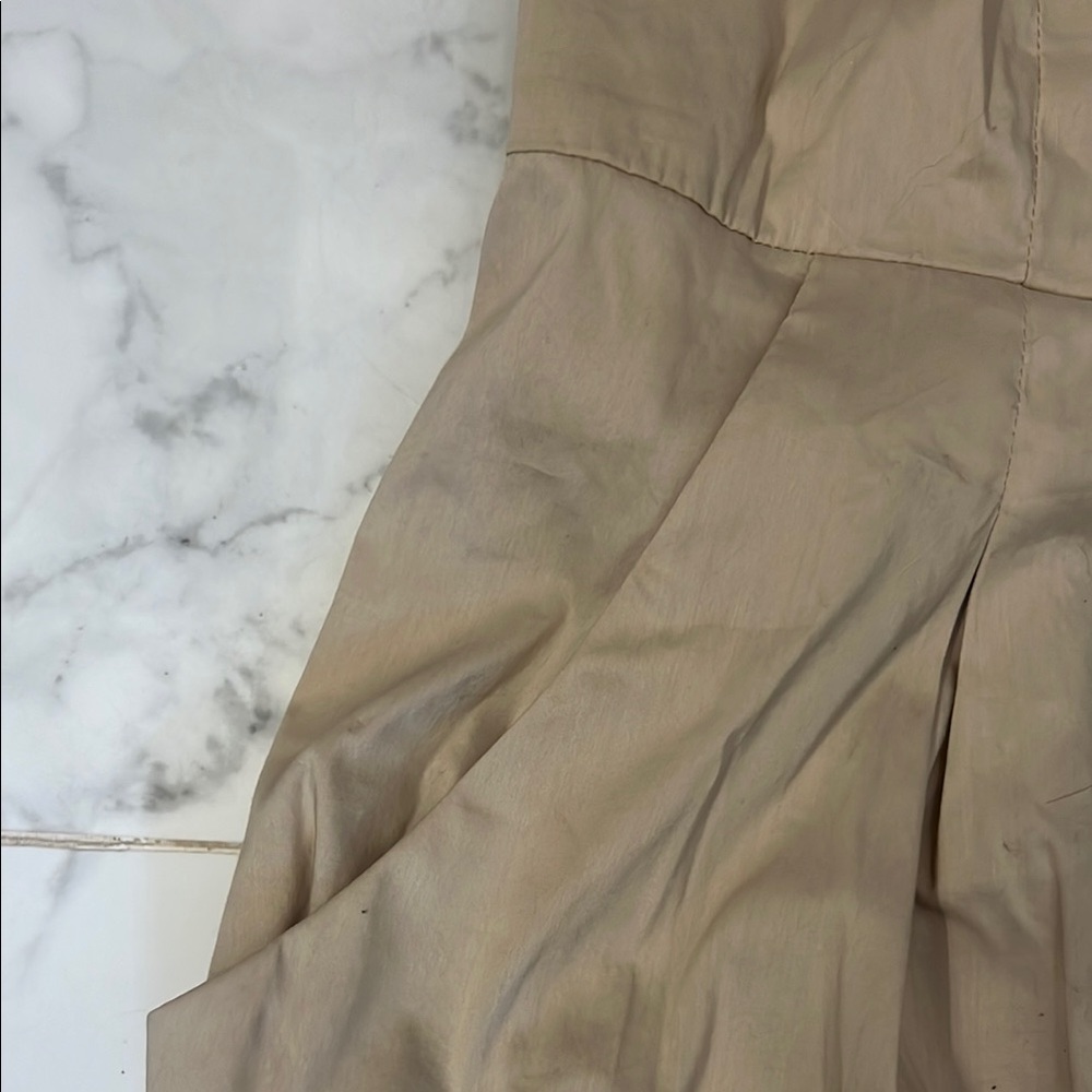 BCBGMaxAzria Tan Ruched Sheath Mini Dress - Picture 4 of 4